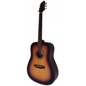 Egmond Guitarra Acustica AV-50 Sunburst Tapa Maciza