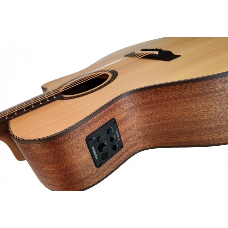 Egmond Guitarra Electroacústica AV-51CE con EQ Fishman Tapa Maciza - Imagen 2