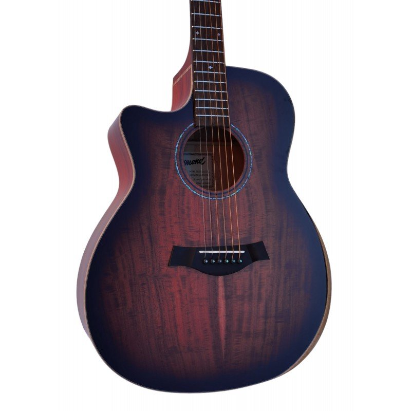 Egmond Guitarra Electroacústica para zurdos Toda Maciza GA99SLH CE - Imagen 2