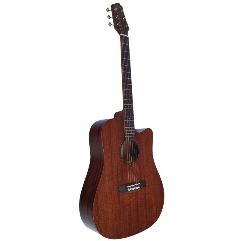 Egmond Guitarra Acústica EG-105EQ Toda Maciza - Imagen 2