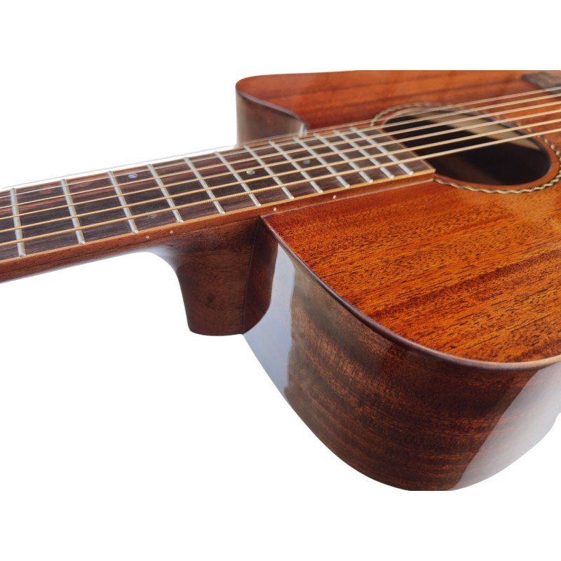 Egmond Guitarra Acústica EG-105EQ Toda Maciza - Imagen 5