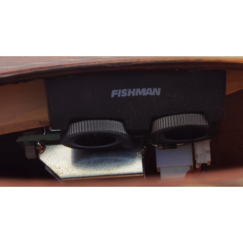 Egmond Guitarra Acústica EG-105EQ Toda Maciza - Imagen 8