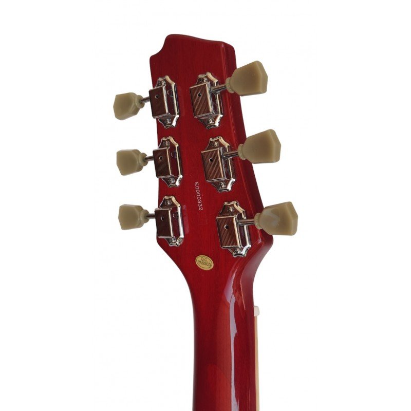 Egmond GL-873SB Les Paul Style Sunburst Electric Guitar with Set-In Neck - Image 9