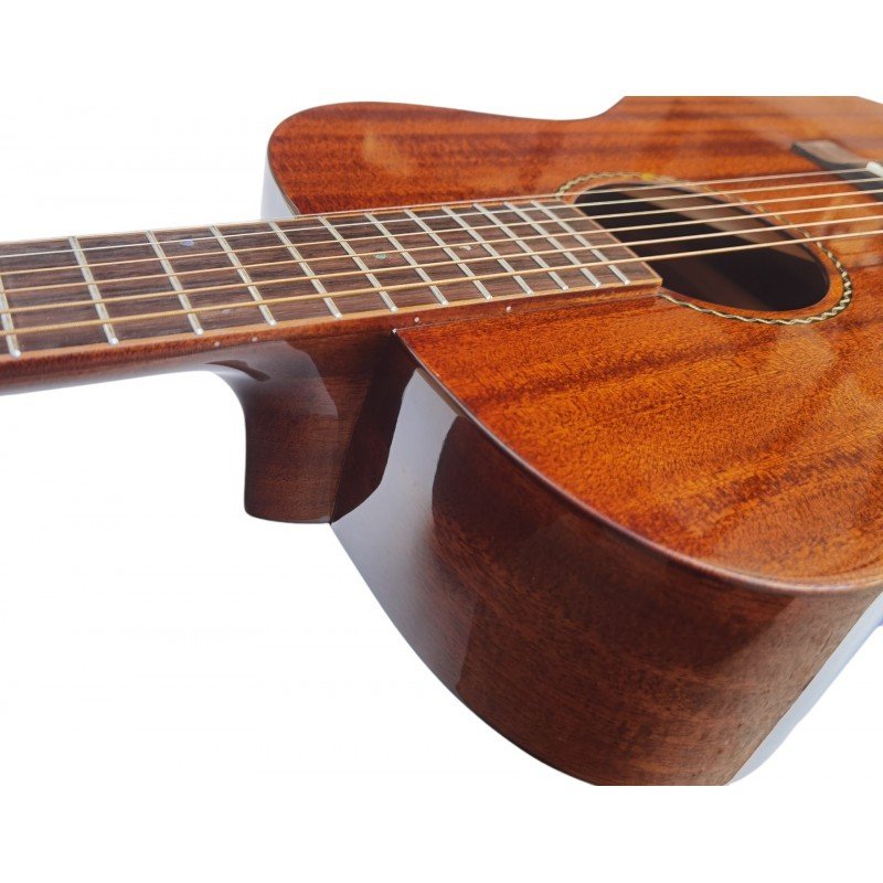 Egmond Acoustic Guitar EG-105 All Solid Mahogany and Gloss Finish - Image 5